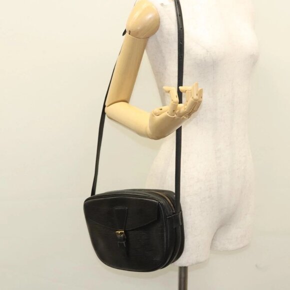 LOUIS VUITTON Epi Jeune Fille MM Shoulder Bag Black - Picture 1 of 16